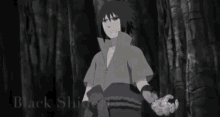  Kakashi Hatake Black Chidori GIF