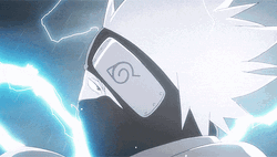 Kakashi Hatake Chidori Lightning Cutter Punch GIF