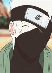 Kakashi Hatake Happy Thankful Face Naruto GIF