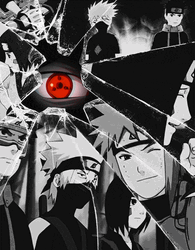 Kakashi Hatake Pierced Glass GIF