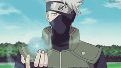 Kakashi Hatake Rasengan Chakra Naruto GIF
