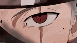 Kakashi Hatake Sharingan Naruto Staring Eye