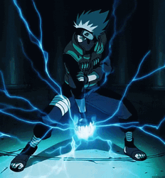Kakashi Lightning Chidori GIF