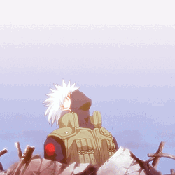 Kakashi Looking Up GIF