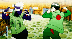 Kakashi Might Guy Hip Dance GIF