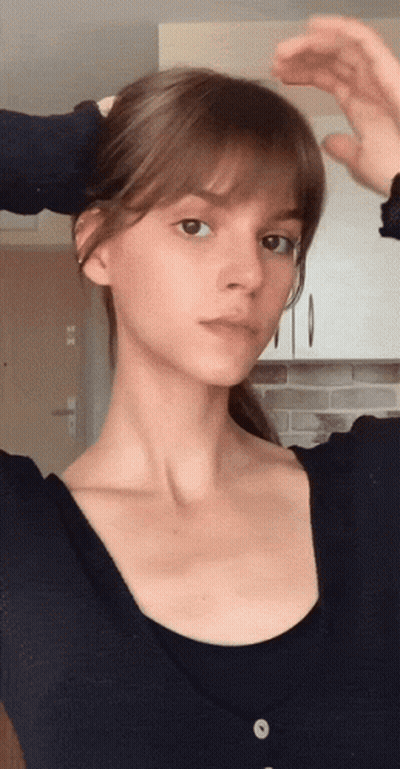 Kallies Hair Flip GIF