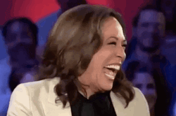 Kamala Happy Laugh GIF