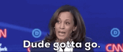 Kamala Harris Dude Gotta Go GIF