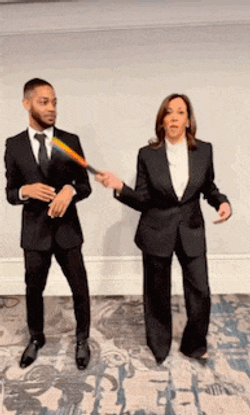 Kamala Harris Fan GIF
