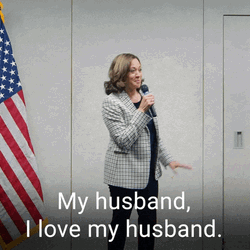 Kamala Harris I Love My Husband GIF