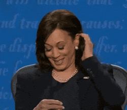 Kamala Harris Listening To Petty Topic GIF