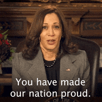 Kamala Harris Saying Nation Is Proud GIF