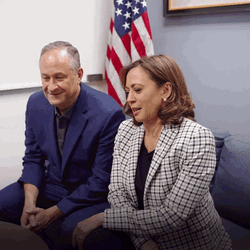 Kamala Keeps On Laugh GIF