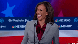 Kamala Laugh I Don't Know GIF