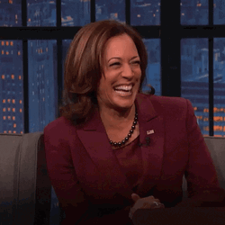 Kamala Laugh Live GIF