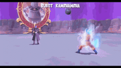 Kamehameha Wave Goku Xenoverse GIF