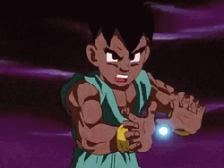 Kamehameha Wave Uub DBZ GIF