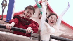 Kamen Rider Jeanne Sakura Igarashi Amusement Park Riding  GIF