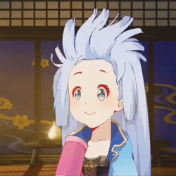 Kamisato Ayaka Flying Hair GIF
