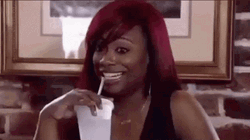 Kandi Burruss Sipping Tea Oop Reaction On Gossip GIF