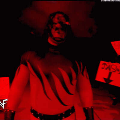Kane In Front Of Barbed Wire Fence GIF