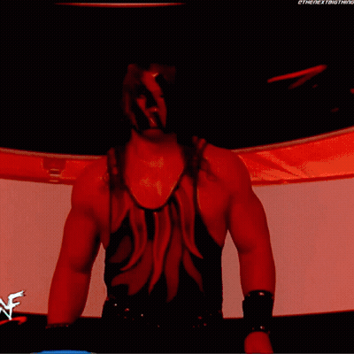Kane Is The Name Displayed On A Green And Blue Banner GIF