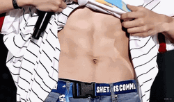 Kang Daniel Showing His Abs Kpop GIF