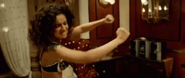 Kangana Ranaut Indian Dancing GIF