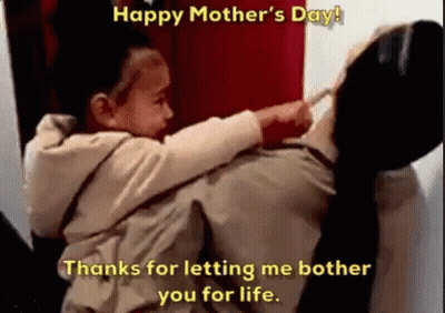 Kangaroo Holding Baby Kangaroo Hoppy Mother's Day GIF