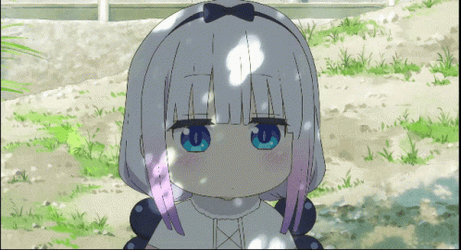 Kanna Kamui Eating Sushi GIF
