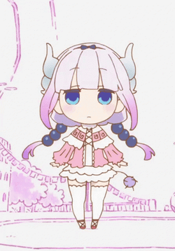 Kanna Kamui Walking  GIF