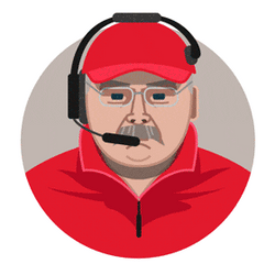 Kansas City Chiefs Andy Reid Artistic Art GIF