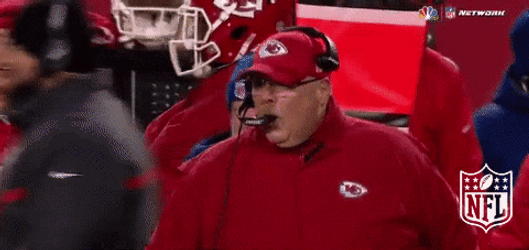 Kansas City Chiefs Andy Reid Enthusiast Cheering GIF