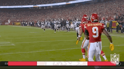 Kansas City Chiefs Celebrate Touchdown Harrison Butker GIF