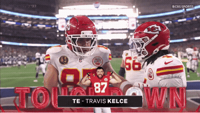 Kansas City Chiefs Player In Red Jersey GIF