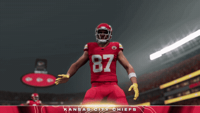 Kansas City Chiefs Player In Red Jersey GIF