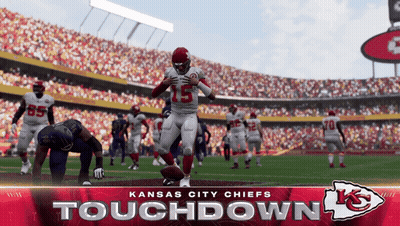 Kansas City Chiefs Playing Football GIF