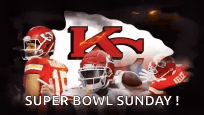 Kansas City Chiefs Playing In Super Bowl Sunday GIF