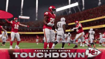 Kansas City Chiefs Playing Touchdowns GIF