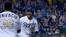 Kansas City Royals Salvy Shouting GIF