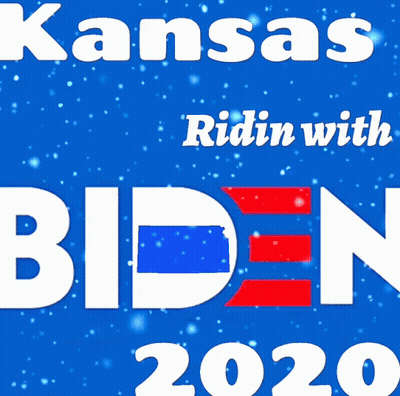Kansas Ride In With Biden 2020 Poster GIF