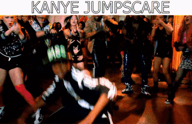 Kanye Jumpscar Kanye Jumpscare GIF
