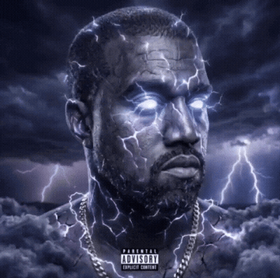 Kanye West Album Cover Parental Advisory Explicit Content GIF
