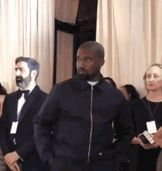 Kanye West Feeling Uncomfortable GIF
