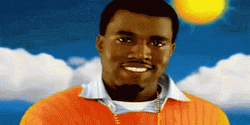 Kanye West Genuine Smile GIF