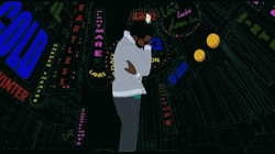 Kanye West Smoking Animation GIF