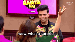 Karan Johar Wow What A Surprised Meme GIF