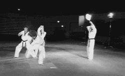 Karate Double Cart Wheel GIF
