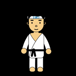 Karate Kid Animation GIF