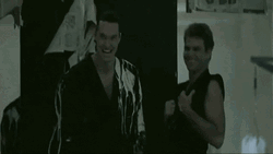 Karate Kid Laughing GIF